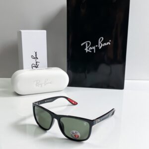 RAYBAN BLACK GREEN 3575