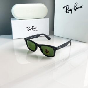 RAYBAN BLACK GREEN 2140