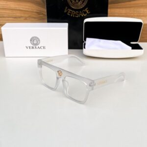 Versace White Frame 62 Sunglasses