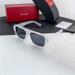 Prada White Black 22Y Sunglasses