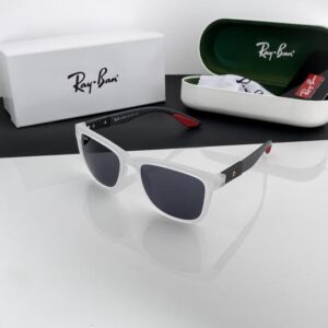 RAYBAN WHITE BLACK 8342