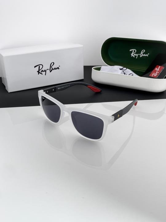 RAYBAN WHITE BLACK 8342