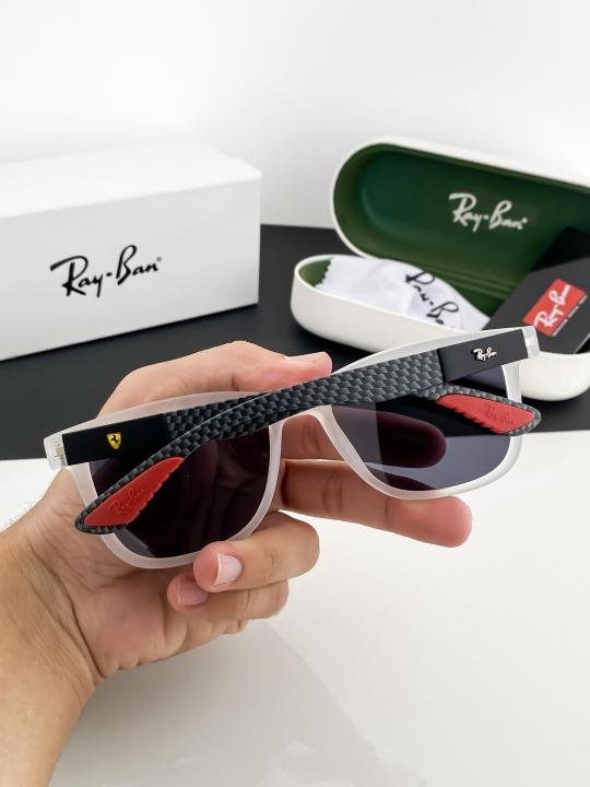 RAYBAN WHITE BLACK 8342 - Image 3
