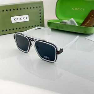Gucci White Black 1295 Sunglasses