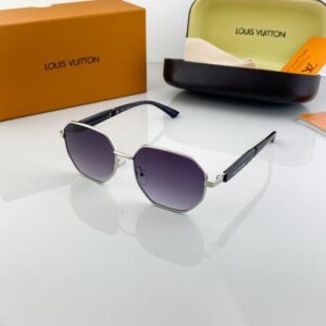 Louis Vuitton 5710 Silver Black Shaded Sunglasses
