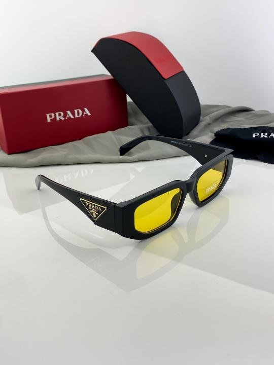 Prada Yellow 09ZS Sunglasses - Image 5