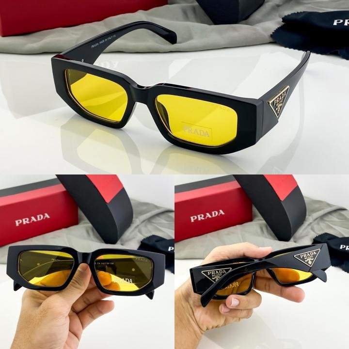 Prada Yellow 09ZS Sunglasses - Image 2