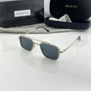 Gucci Silver Black 504 Sunglasses